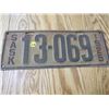 Image 1 : 1925 SASKATCHEWAN LICENCE PLATE