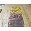 Image 1 : LOT OF 4 SASKATCHEWAN LICENCE PLATES (2 X 1963 & 2 X 1967)