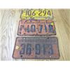 Image 3 : LOT OF 4 SASKATCHEWAN LICENCE PLATES (2 X 1963 & 2 X 1967)