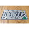 Image 1 : MAINE LICENCE PLATE