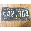 Image 2 : LOT OF 5 SASKATCHEWAN LICENCE PLATES (53, 55, 56, 57, 58)