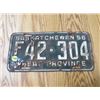 Image 4 : LOT OF 5 SASKATCHEWAN LICENCE PLATES (53, 55, 56, 57, 58)