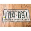Image 5 : LOT OF 5 SASKATCHEWAN LICENCE PLATES (53, 55, 56, 57, 58)