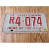 Image 3 : LOT OF 2 1973 SASKATCHEWAN "RCMP" LICENCE PLATES
