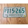 Image 16 : LOT OF 10 ASSORTED SASKATCHEWAN LICENCE PLATES (1970-1976)