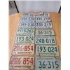 Image 1 : LOT OF 10 ASSORTED SASKATCHEWAN LICENCE PLATES (1970-1976)
