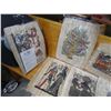 Image 3 : LOT OF 16 EGYPTION PAINTING (ON PAPYRUS PAPER) *COPIES*