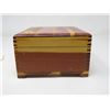 Image 4 : WOOD JEWELERY BOX (7.5" X 6" X 3.5")
