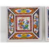 Image 3 : TRIVET & BOTTLE (IMARI & AVON) *TILE TRIVETS, SCHOOL DESK PERFUME BOTTLE)