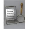 Image 4 : LOT OF KITCHEN UTENSILS ((QTY 8) (GRATERS, MASHER, LADLES, ETC) *WOOD HANDLES*