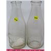 Image 1 : MILK BOTTLES (P.A.C. CO.)*1 CHIPPED* (QTY 2)