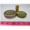 Image 1 : LOT OF 3 (WATKINS SKIN OINTMENT TIN, OLINE WATERPROOF PASTE, DR A.W. CHASE'S KIDNEY PILL BOTTLE (WOO