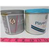 Image 2 : LOT OF 2 TOBACCO TINS *PLAYER'S LIGHT, EXPORT EXTRA LIGHT)