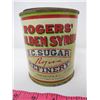 Image 4 : LOT OF 3 TINS (ROGER'S SYRUP - 2LBS, NABOB BAKING POWDER, RONSONOL LIGHTER FUEL)