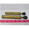 Image 1 : LOT OF 2 BRASS COAL OIL LAMP PUMPS