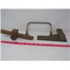 Image 1 : LOT OF 3 (WOOD MEASURE, SQUARE & SAW HANDLE)