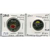 Image 1 : 2018 CNDN ARMISTICE 2 DOLLAR PC & 2011 CNDN PEREGRINE FALCON 25 CENT PC (BOTH VERY COLL.)