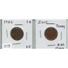 Image 1 : 1925 CNDN 1 CENT PC & 2005 CNDN 1 CENT PC