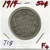 Image 1 : 1914 CNDN 50 CENT PC (SILVER)