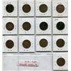 Image 2 : SHEET OF 13 1903-1919 CNDN LARGE 1 CENT PCS
