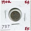 Image 1 : 1902 CNDN 5 CENT PC (SILVER)