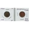 Image 1 : 1925 CNDN 1 CENT PC & 2004 CNDN 1 CENT PC