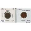 Image 1 : 1923 CNDN 1 CENT PC & 2006 CNDN 1 CENT PC