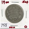 Image 1 : 1900 CNDN 50 CENT PC (SILVER)