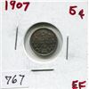 Image 1 : 1907 CNDN 5 CENT PC (SILVER)