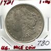 Image 1 : 1921 USA MORGAN DOLLAR (SILVER)