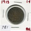 Image 1 : 1913 CNDN LARGE 1 CENT PC