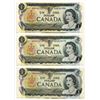 Image 1 : LOT OF 3 1973 CNDN 1 DOLLAR NOTES