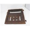 Image 5 : WOOD STOVE DOOR (CAST IRON; 6924 IXL; 11" X 11")