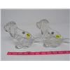 Image 1 : ORNAMENT DOGS (SASAKI; CRYSTAL; 5.5" H)