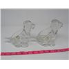 Image 3 : ORNAMENT DOGS (SASAKI; CRYSTAL; 5.5" H)