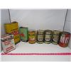 Image 1 : LOT OF 8 TINS - HAVOLINE, MOTORCRAFT, CO-OP & JOHNSON'S GLO-COAT *FULL*, ETC