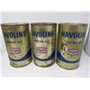 Image 3 : LOT OF 8 TINS - HAVOLINE, MOTORCRAFT, CO-OP & JOHNSON'S GLO-COAT *FULL*, ETC