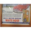 Image 3 : LOT OF 3 WHITE ROSE MOTOR OIL PICTURES (WOODEN FRAME)