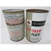 Image 7 : LOT OF 3 OIL CANS (IH TRANSMISSION, TEXACO, IH HY-TRAN)