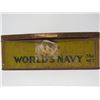 Image 4 : SQUARE TOBACCO TIN 'WORLD'S NAVY' (ROCK CITY TOBACCO CO.)