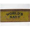 Image 5 : SQUARE TOBACCO TIN 'WORLD'S NAVY' (ROCK CITY TOBACCO CO.)