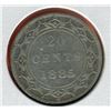Image 2 : 1885 TWENTY CENT PC (NEWFOUNDLAND) *RARE DATE* (CATALOG VALUE $60)