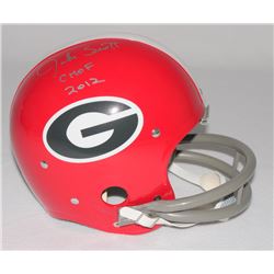 Jake Scott Signed Georgia Full-Size Throwback Suspension Helmet Inscribed  CHOF 2012  (Radtke COA)