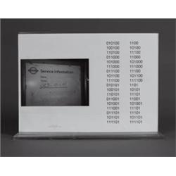 WOLFGANG TILLMANS     (b. 1968)     KALENDAR     laser print on paper with clip and nail     12 1/2 