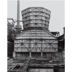 BERND AND HILLA BECHER     (b. 1931 and 1934)     COOLING TOWER, STAHLWERK HAGEN-HASPE, 1969     sig