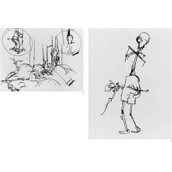 PAUL McCARTHY     (b. 1945)     I. UNTITLED (THE GARDEN)     II. UNTITLED (BAVARIAN KICK)     two wo