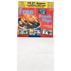 ROBERT GOBER     (b. 1954)     UNTITLED (FRESH PIG)     signed, numbered of 75 and dated      “R. Go