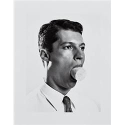 MAURIZIO CATTELAN     (b. 1960)     UNTITLED     black and white digital photograph on paper     16 