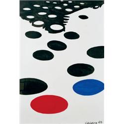 ALEXANDER CALDER     (1989-1976)     DAY AND NIGHT SAUCERS     signed and dated “Calder 69” lower ri