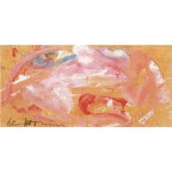 WILLEM DE KOONING     (1904-1997)     UNTITLED     signed “de Kooning” lower left     oil on paper n